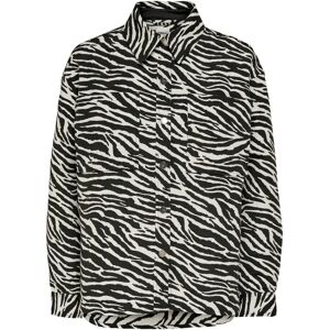 Women's jacket Only onlnoelle zebra shacket Noir S Women's jacket Only onlnoelle zebra shacket Noir S