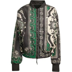 Women's bomber adidas x Farm Varsity Noir XL Women's bomber adidas x Farm Varsity Noir XL