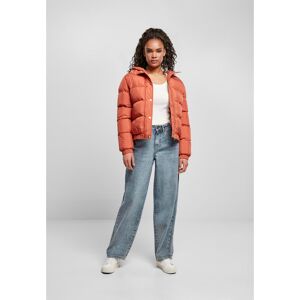 Women's jacket Urban Classics hooded puffer-large sizes Rouge 5XL Women's jacket Urban Classics hooded puffer-large sizes Rouge 5XL