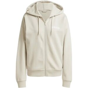 Women's zip-up hoodie adidas Essentials Linear Gris L Women's zip-up hoodie adidas Essentials Linear Gris L