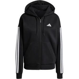 Women's zip-up fleece hoodie adidas Essentials 3-Stripes Noir M Women's zip-up fleece hoodie adidas Essentials 3-Stripes Noir M
