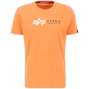 T-shirt Alpha Industries Label PP Orange XL T-shirt Alpha Industries Label PP Orange XL