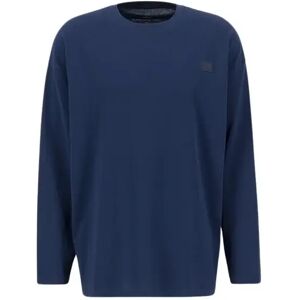 Long sleeve T-shirt Alpha Industries Essentials RL Bleu S Long sleeve T-shirt Alpha Industries Essentials RL Bleu S
