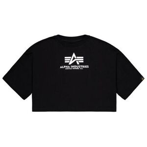 Puff sleeve printed crop t-shirt women Alpha Industries Basic Noir M Puff sleeve printed crop t-shirt women Alpha Industries Basic Noir M