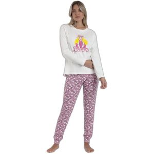 Women's long-sleeve pyjama Barbie Chic Beige L Women's long-sleeve pyjama Barbie Chic Beige L