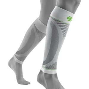 Lower leg compression sleeve Bauerfeind Sports Blanc L Short Lower leg compression sleeve Bauerfeind Sports Blanc L Short