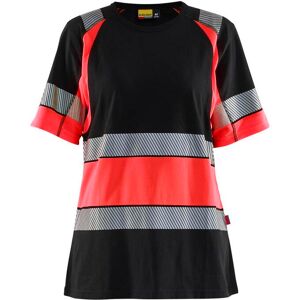 Women's class 1 two-tone T-shirt Blaklader Noir 2XL Women's class 1 two-tone T-shirt Blaklader Noir 2XL