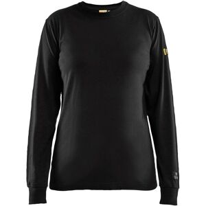 Women's flame-retardant long-sleeve T-shirt Blaklader Noir XS Women's flame-retardant long-sleeve T-shirt Blaklader Noir XS
