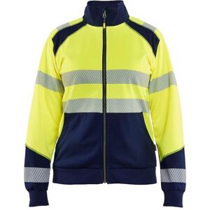 Women's high-visibility zip-up sweatshirt Blaklader Jaune 4XL Women's high-visibility zip-up sweatshirt Blaklader Jaune 4XL