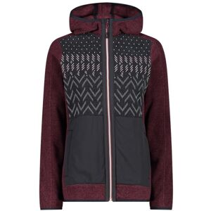 Women's hooded fleece CMP Rouge M Women's hooded fleece CMP Rouge M