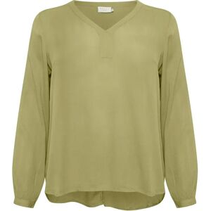 Long sleeve blouse for women KAFFE Curve Ami Vert 52 Long sleeve blouse for women KAFFE Curve Ami Vert 52