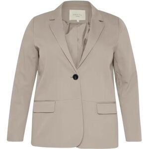 Women's blazer KAFFE Curve Sakira Beige 52 Women's blazer KAFFE Curve Sakira Beige 52