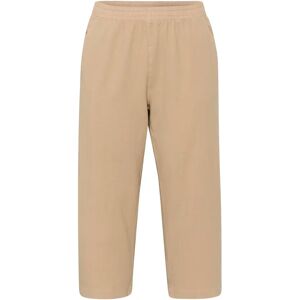 Women's culottes trousers KAFFE Curve Nana Culotte Beige 52 Women's culottes trousers KAFFE Curve Nana Culotte Beige 52