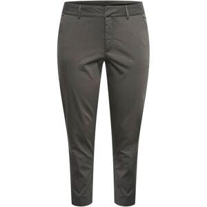 Women's 7/8 chino Trousers KAFFE Curve Leana Gris 52 Women's 7/8 chino Trousers KAFFE Curve Leana Gris 52