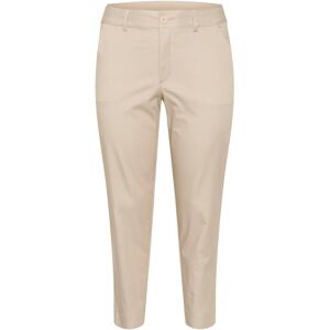 Women's 7/8 chino Trousers KAFFE Curve Leana Gris 52 Women's 7/8 chino Trousers KAFFE Curve Leana Gris 52