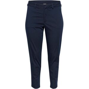 Women's 7/8 chino Trousers KAFFE Curve Leana Bleu 46 Women's 7/8 chino Trousers KAFFE Curve Leana Bleu 46
