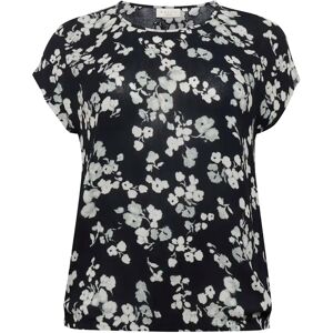 Printed women's blouse KAFFE Curve Ami Stanley Bleu 52 Printed women's blouse KAFFE Curve Ami Stanley Bleu 52