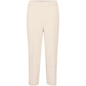 Women's crop Trousers KAFFE Sakura HW Blanc 46 Women's crop Trousers KAFFE Sakura HW Blanc 46