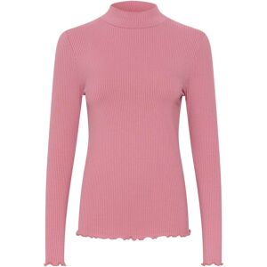 Women's long sleeve turtleneck T-shirt KAFFE Drew Blanc 2XL Women's long sleeve turtleneck T-shirt KAFFE Drew Blanc 2XL