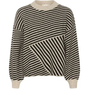 Woman sweater KAFFE Verana Beige M Woman sweater KAFFE Verana Beige M