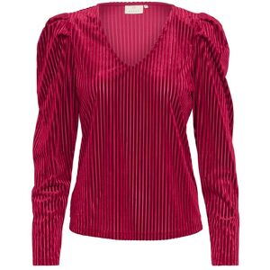 Women's long sleeve T-shirt KAFFE Caca Rouge 2XL Women's long sleeve T-shirt KAFFE Caca Rouge 2XL