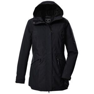 Women's hooded waterproof jacket Killtec Kow 19 Noir 46 Women's hooded waterproof jacket Killtec Kow 19 Noir 46