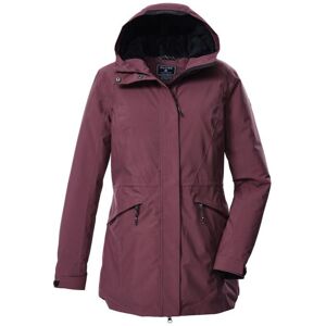 Women's hooded waterproof jacket Killtec Kow 19 Violet 46 Women's hooded waterproof jacket Killtec Kow 19 Violet 46
