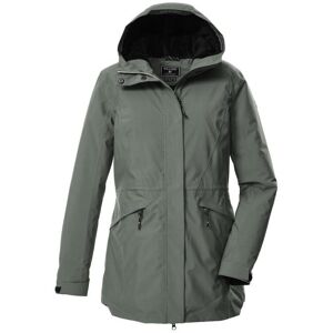 Women's hooded waterproof jacket Killtec Kow 19 Vert 50 Women's hooded waterproof jacket Killtec Kow 19 Vert 50