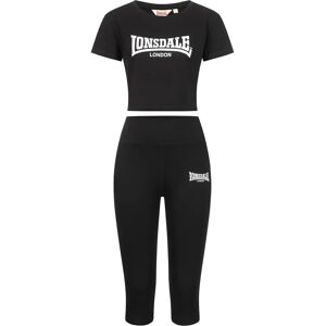 Women's t-shirt and legging set Lonsdale Ixworth Noir S Women's t-shirt and legging set Lonsdale Ixworth Noir S