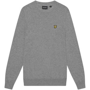 Merino cotton round-neck sweater Lyle & Scott Gris L Merino cotton round-neck sweater Lyle & Scott Gris L