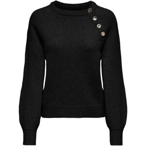 Women's round neck sweater Only Emma Life Noir L Women's round neck sweater Only Emma Life Noir L