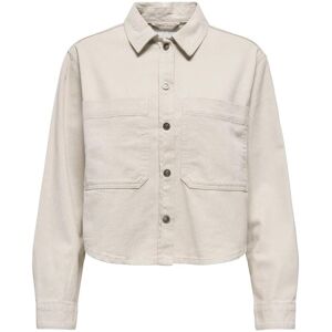 Women's jacket Only Shacket Beige XS Women's jacket Only Shacket Beige XS