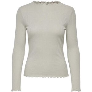 Women's long-sleeved T-shirt Only Emma Beige M Women's long-sleeved T-shirt Only Emma Beige M