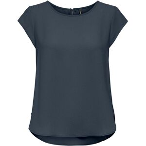 Women's T-shirt Only Vic Solid Bleu 40 Women's T-shirt Only Vic Solid Bleu 40