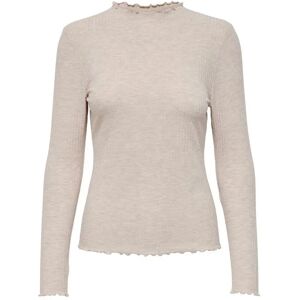 Women's high neck sweatshirt Only Onlemma Gris M Women's high neck sweatshirt Only Onlemma Gris M