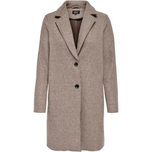 Women's coat Only Carrie bonded coat Beige M Women's coat Only Carrie bonded coat Beige M