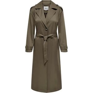 Coat x-long woman Only Line Marron S Coat x-long woman Only Line Marron S
