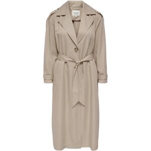 Coat x-long woman Only Line Beige M Coat x-long woman Only Line Beige M