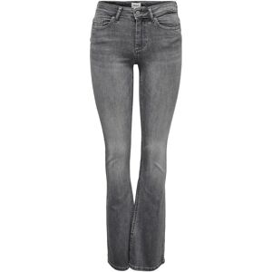 Women's mid-flare jeans Only Onlblush tai0918 Gris Lx30 Women's mid-flare jeans Only Onlblush tai0918 Gris Lx30