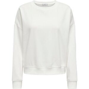 Women's oversized sweatshirt Only Sweat Life Blanc XS Women's oversized sweatshirt Only Sweat Life Blanc XS