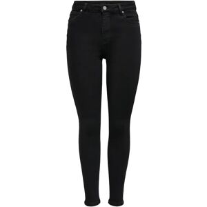 Women's high-waisted jeans Only Mila Noir 27x34 Women's high-waisted jeans Only Mila Noir 27x34