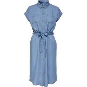 Women's shirt dress Only Pema Hannover Bleu XS Women's shirt dress Only Pema Hannover Bleu XS