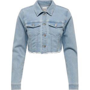 Women's crop denim jacket Only Wonder Bleu S Women's crop denim jacket Only Wonder Bleu S