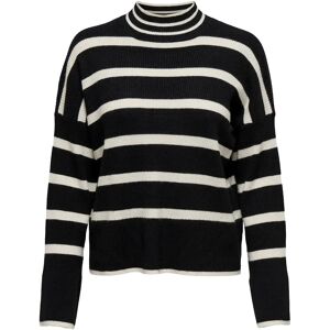 Women's stand-up collar sweater Only Ibi Noir XS Women's stand-up collar sweater Only Ibi Noir XS