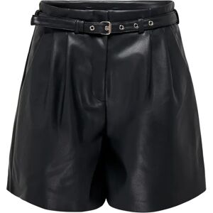 Women's faux leather shorts Only Heidi Noir S Women's faux leather shorts Only Heidi Noir S