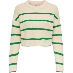 Women's knitted sweater Only Geena Xo Beige M Women's knitted sweater Only Geena Xo Beige M