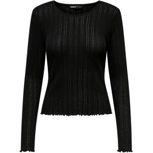 Women's long sleeve T-shirt Only Carlotta Noir XS Women's long sleeve T-shirt Only Carlotta Noir XS