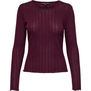 Women's long sleeve T-shirt Only Carlotta Violet XS Women's long sleeve T-shirt Only Carlotta Violet XS
