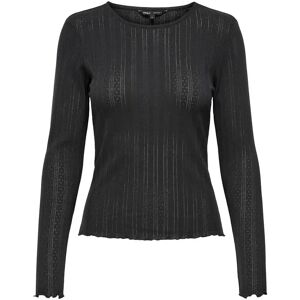 Women's long sleeve T-shirt Only Carlotta Gris XL Women's long sleeve T-shirt Only Carlotta Gris XL