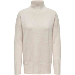 Women's stand-up collar sweater Only Gabriel Life Blanc M Women's stand-up collar sweater Only Gabriel Life Blanc M